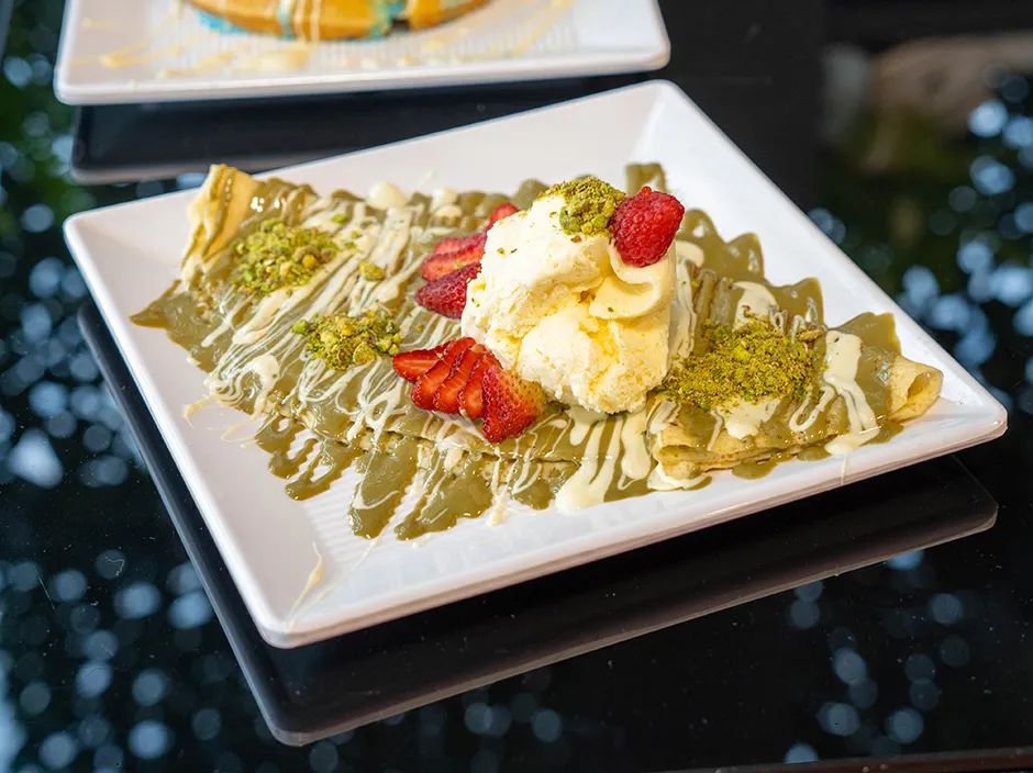 Crêpe à la Pistache